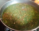 A picture of step 2 of Spinach and cabbage soup.