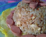 Foto langkah ke 6 dari resep Nasi goreng teriyaki alas telur.