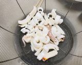 青蔥佐醋味增花枝(イカのぬた)的食譜步驟1照片