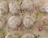 A picture of step 7 of Beans balls.