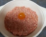 鹹蛋蒸肉餅的食譜步驟2照片