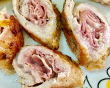 Foto del paso 3 de la receta: Rollitos de lomo rellenos de jamón dulce y queso