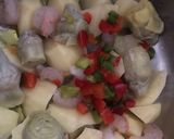 Foto del paso 6 de la receta: Guisado de dorada, gambas y verduritas
