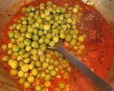 A picture of step 8 of Matar Paneer.