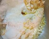 A picture of step 2 of Khaman dhokla.