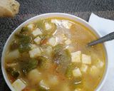 Foto del paso 4 de la receta: Caldo de papa con queso y chile California