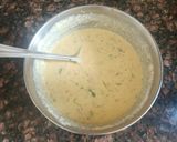 A picture of step 5 of Sattu mini chillas.