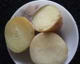 A picture of step 1 of #Ramadan.... cheese potato balls.
