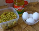 Foto del paso 1 de la receta: Tortilla de cus cús (aprovechando las sobritas)