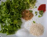A picture of step 1 of Palak Thepla (Travel friendly).