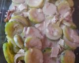 Une image de l'étape 12 de Crumble courgettes, chèvre et lardons au MCC.