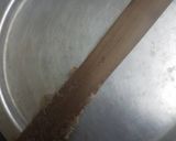 A picture of step 4 of African ugali wimbi served with (terere)fried with minced meat.