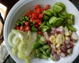 Foto langkah ke 3 dari resep Cumi asin + teri medan pete.