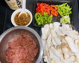 酸辣杏鮑菇嫩牛肉的食譜步驟1照片