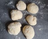 Une image de l'étape 13 de Buns au saumon et épinards.
