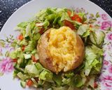 A picture of step 2 of Jacket potato.