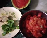 A picture of step 1 of Watermelon Lemonade.
