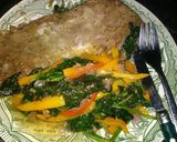 A picture of step 7 of Breakfast Steak With Spinach.