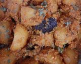 A picture of step 14 of Aloor Dum.