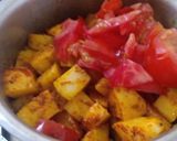 A picture of step 4 of Puri and sabji.