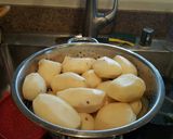 A picture of step 1 of MAKE AHEAD HOLIDAY side, *Creamy Potatoes*.