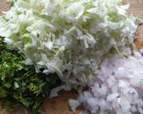 A picture of step 2 of Cabbage Cake(Kobi bhanole).