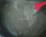 Foto langkah ke 2 dari resep Brownies Ketan Hitam Kukus.