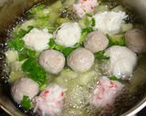 大黃瓜丸子湯的食譜步驟3照片