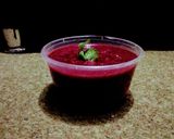 A picture of step 3 of Mint Flavoured Beet Smoothie.