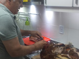 Lechón al horno para Navidad