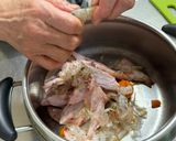 A picture of step 1 of Japanese Instant Ramen with delicious broth.
