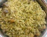 A picture of step 2 of Coconut rice.