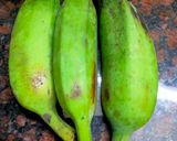 A picture of step 1 of Raw Banana Fry.