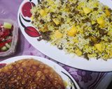 عکس مرحله 11 از دستور شوید پلو با گوشت چرخ کرده