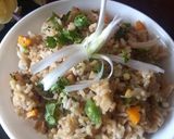 A picture of step 4 of Spicy thai fried rice.