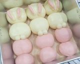 Foto langkah ke 3 dari resep Bunny Breadroll/ Roti Sobek karakter kelinci.