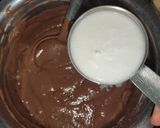 A picture of step 5 of Chocolicious Walnut Cake (Eggless).