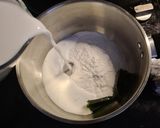 A picture of step 1 of Bubur Sum Sum (Indonesian Sweet Coconut Rice Porridge).