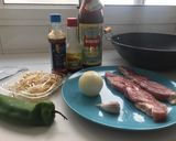Foto del paso 1 de la receta: Pavo al wok hei