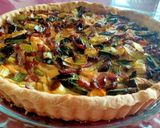 Une image de l'étape 5 de Quiche lardons poireaux au cook expert.