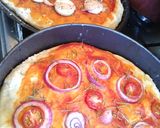 Foto del paso 4 de la receta: Pizzas cumpleañeras veganas 🌱