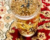 A picture of step 1 of Golden water with isabgol.