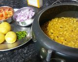 सफेद मटर चाट (safed matar chaat recipe in Hindi) रेसिपी चरण 2 फोटो