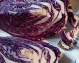 A picture of step 2 of Corned Beef and Red Cabbage.