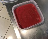 Une image de l'étape 8 de Sorbet pêche rhubarbe.