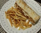 Foto del paso 12 de la receta: Burritos de lomo de cerdo acompañado de frites