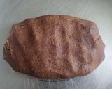 A picture of step 6 of Kharpudi Puri or Pudi stuffed with sweet fragrant besan.