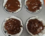 A picture of step 4 of Desiccated Coconut Choco Cups.