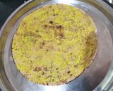 A picture of step 1 of Masla roti sandwich.