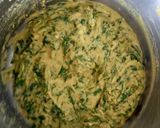 A picture of step 1 of Palak pakoda.